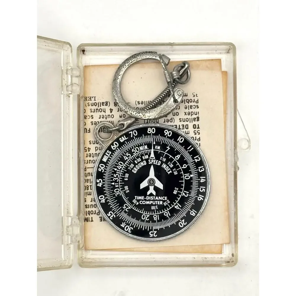 Ground Speed Index - Time Distance Computer Keychaain Keychain